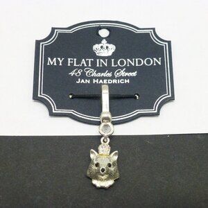 New My Flat in London Tally Ho fox charm silver pendant bracelet purse necklace